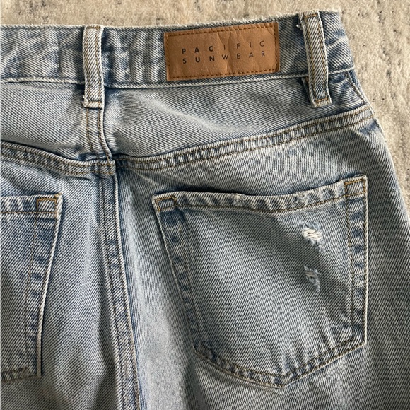 Pacsun Eco light blue high rise ripped 90’s boyfriend jeans - Picture 5 of 6